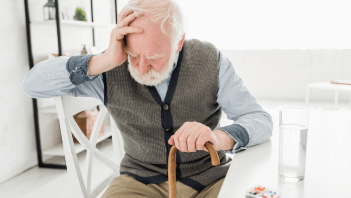 Elderly experiencing side effects