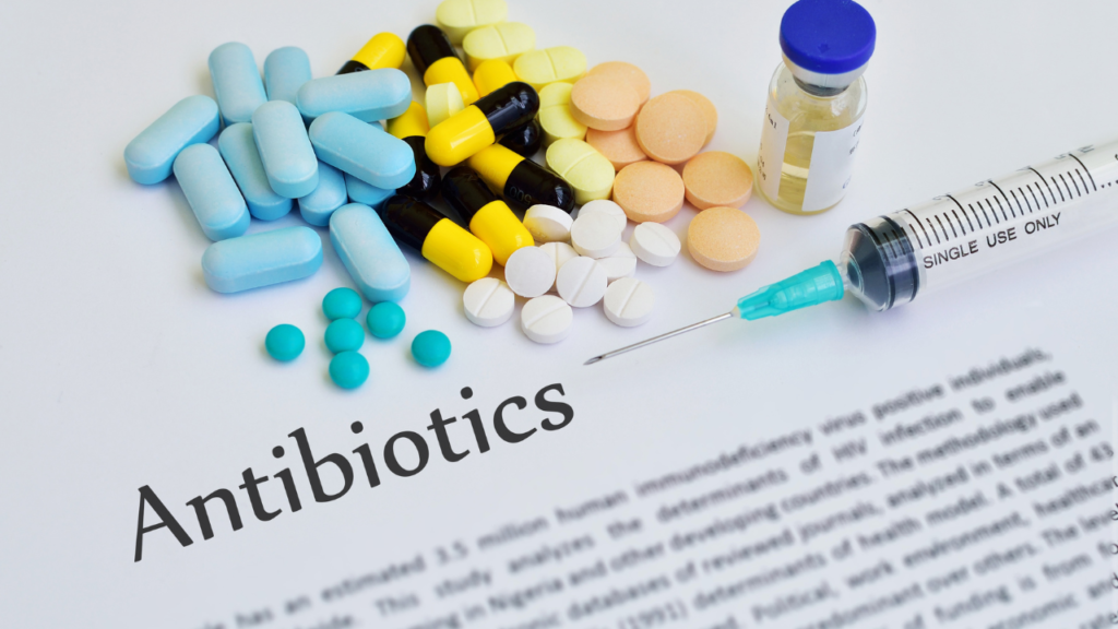 Antibiotic pills