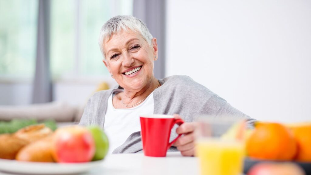 Senior woman and healthy living
